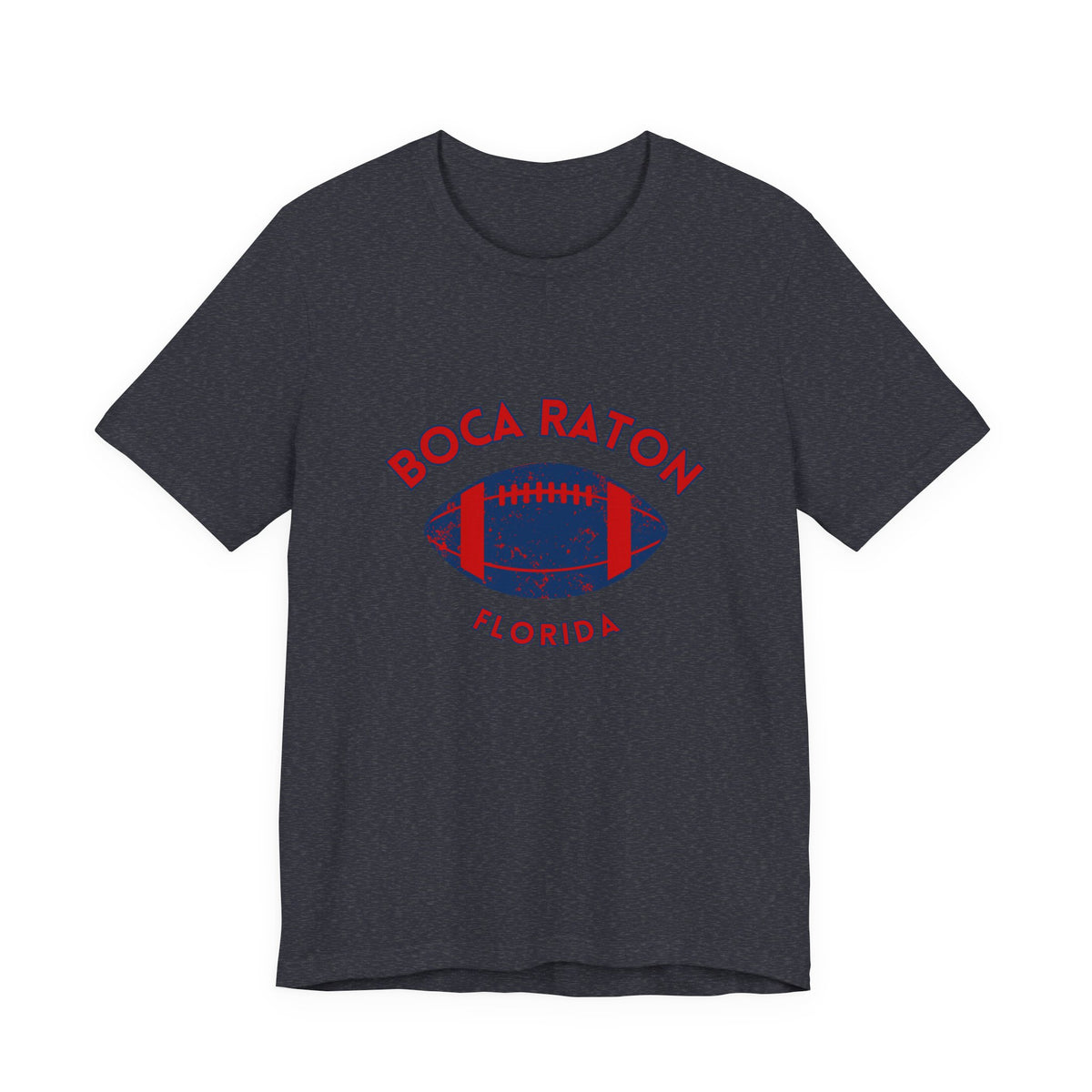 Boca Raton Florida Retro Football T-Shirt