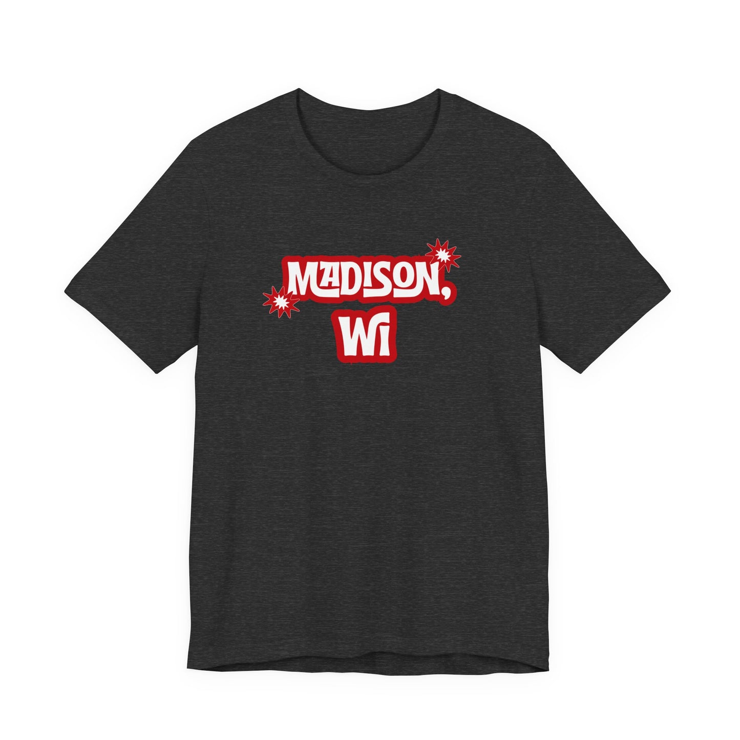 Madison WI Retro Graphic T-Shirt Wisconsin Lifestyle Apparel
