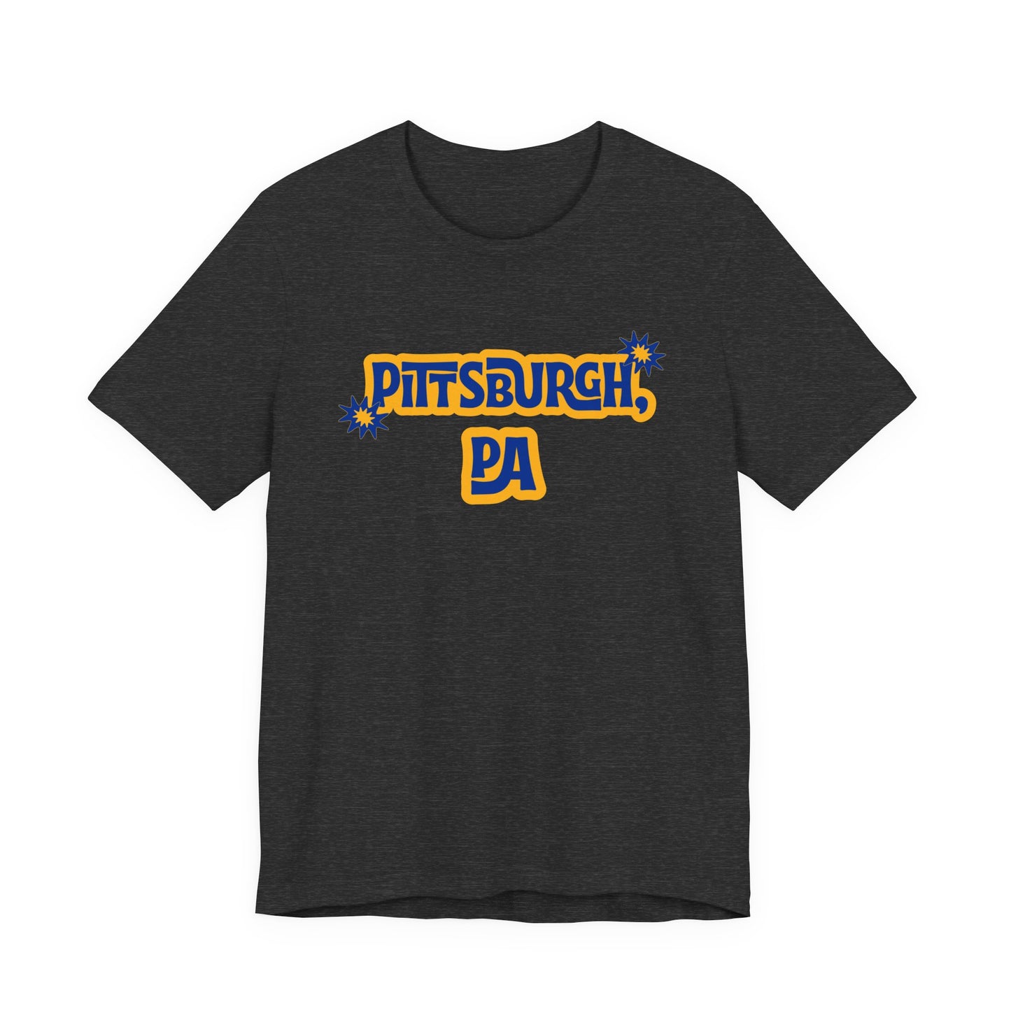 Pittsburgh PA Retro Graphic T-Shirt Steel City Lifestyle Apparel