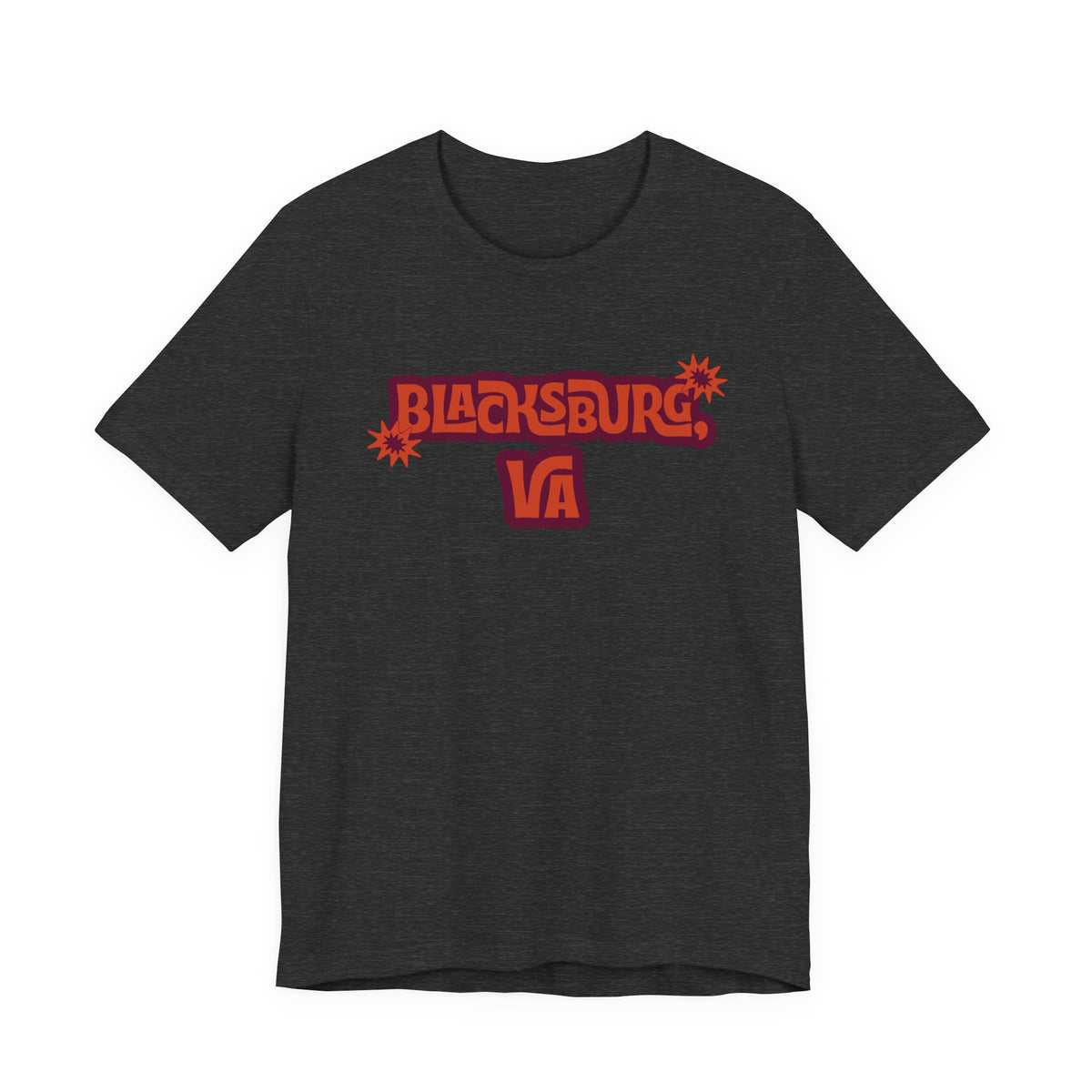 Blacksburg VA Retro College Town T-Shirt