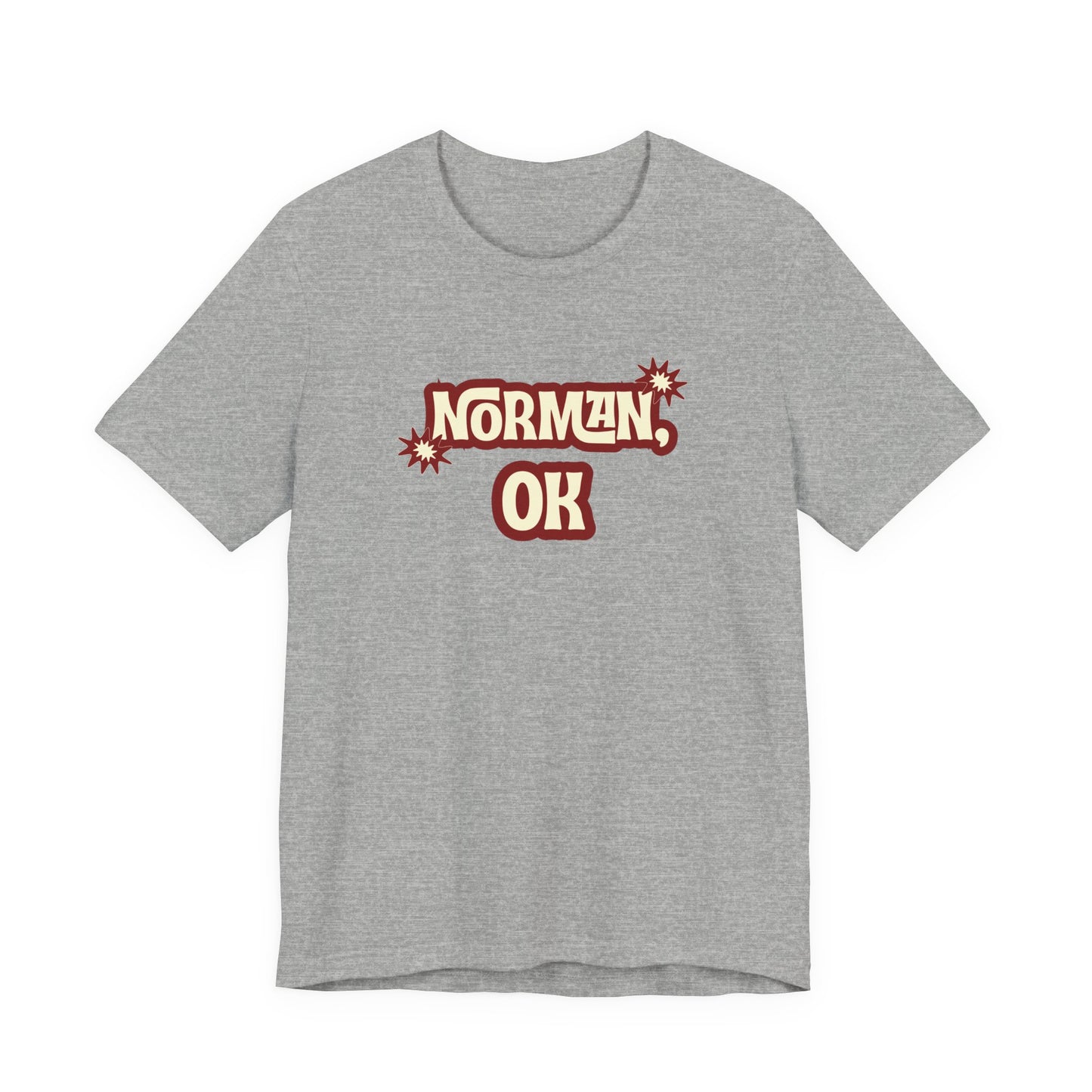 Norman OK Retro Graphic T-Shirt  Oklahoma Lifestyle Apparel