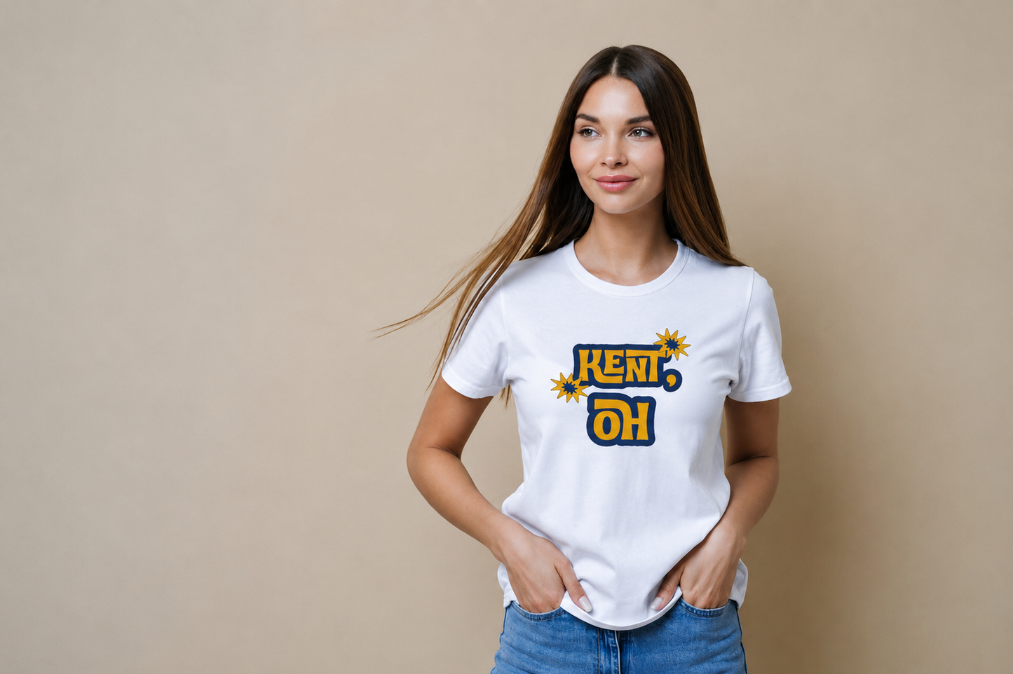 Kent OH Retro Graphic T-Shirt  Ohio Lifestyle Apparel