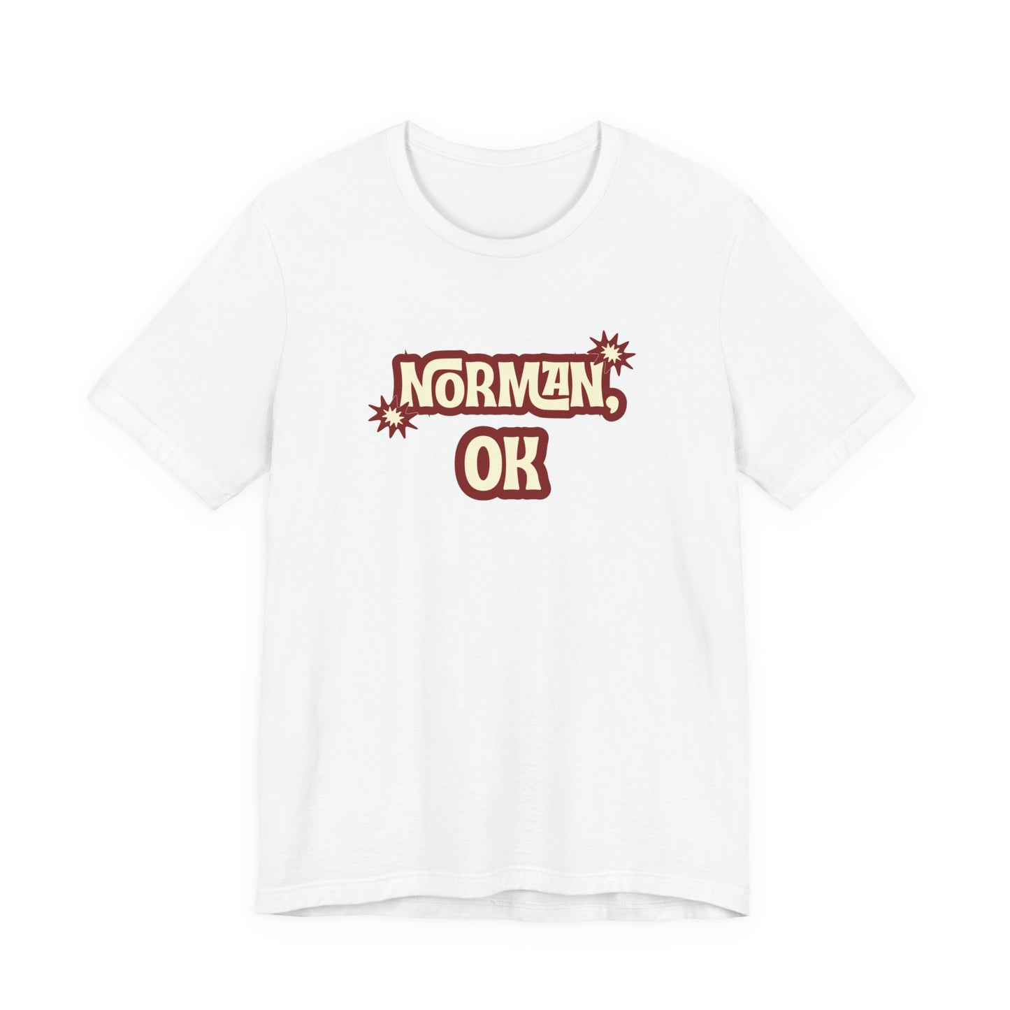 Norman OK Retro Graphic T-Shirt  Oklahoma Lifestyle Apparel