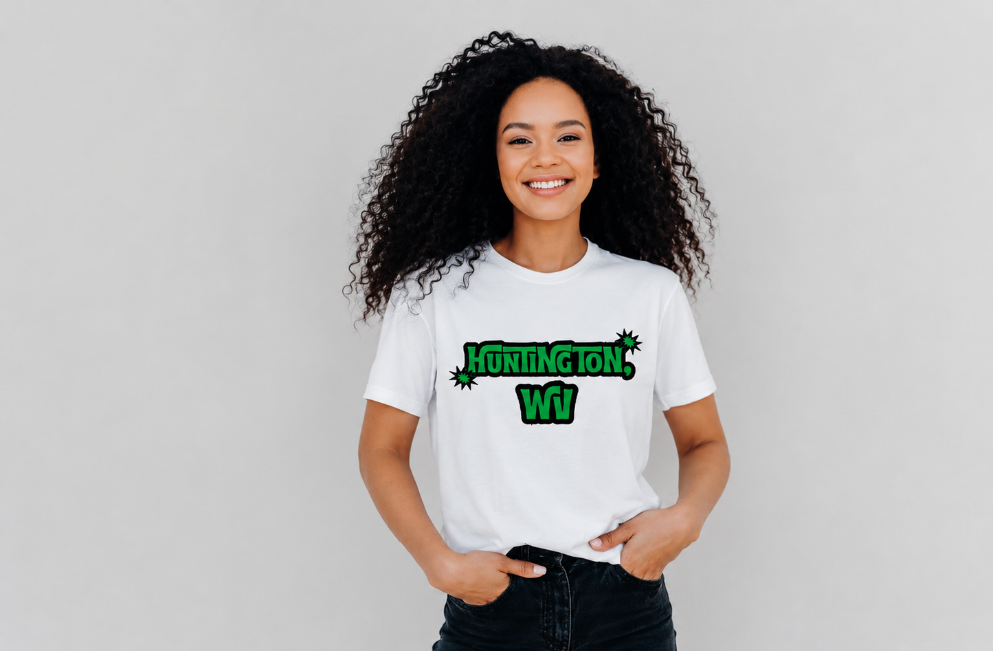 Huntington WV Retro Graphic T-Shirt West Virginia Lifestyle Apparel