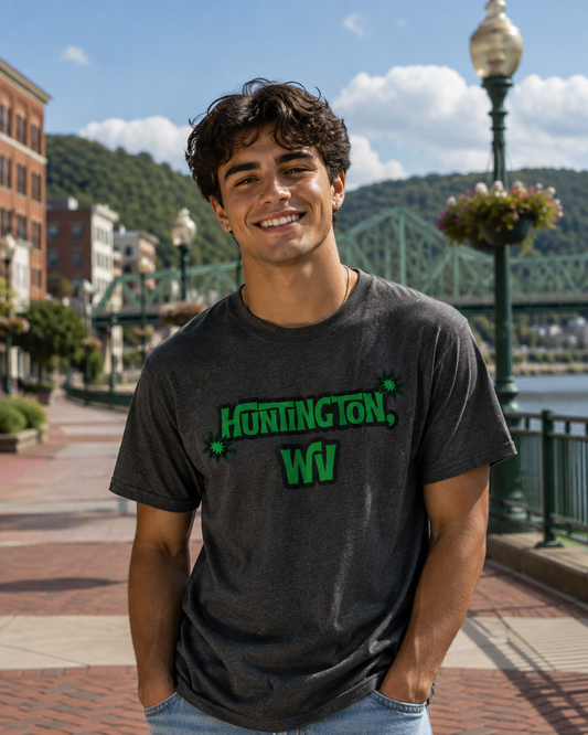 Huntington WV Retro College Town T-Shirt