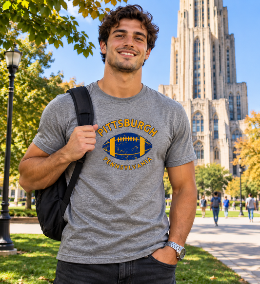 Pittsburgh Pennsylvania Vintage Football T-Shirt