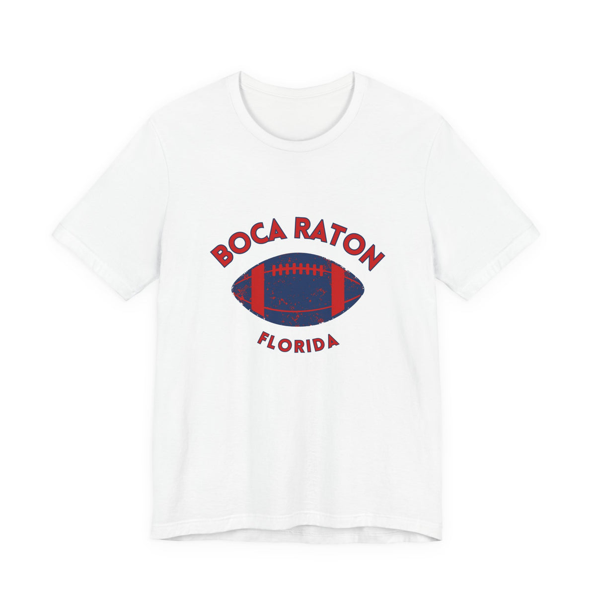 Boca Raton Florida Retro Football T-Shirt