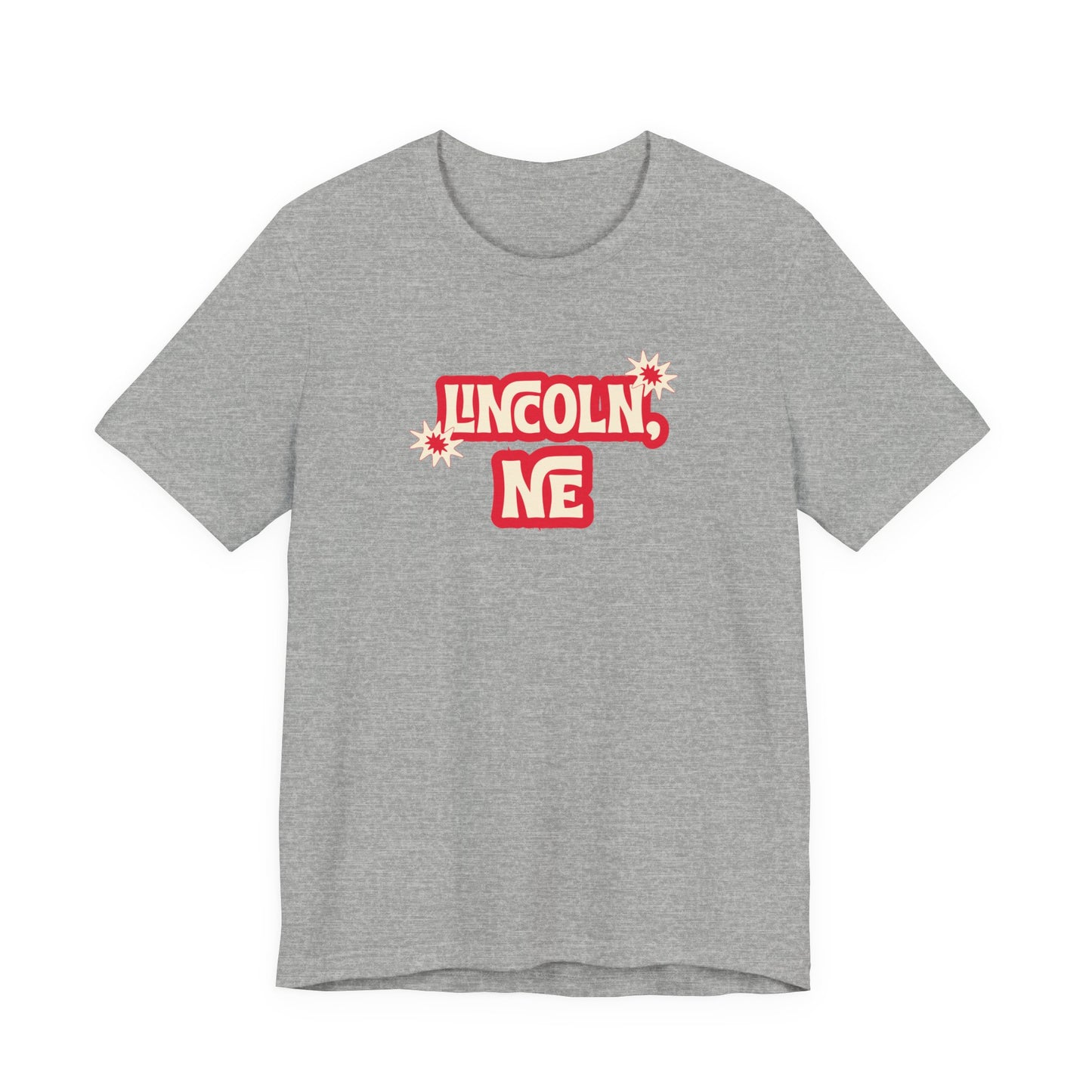 Lincoln NE Retro Graphic T-Shirt Nebraska Lifestyle Apparel