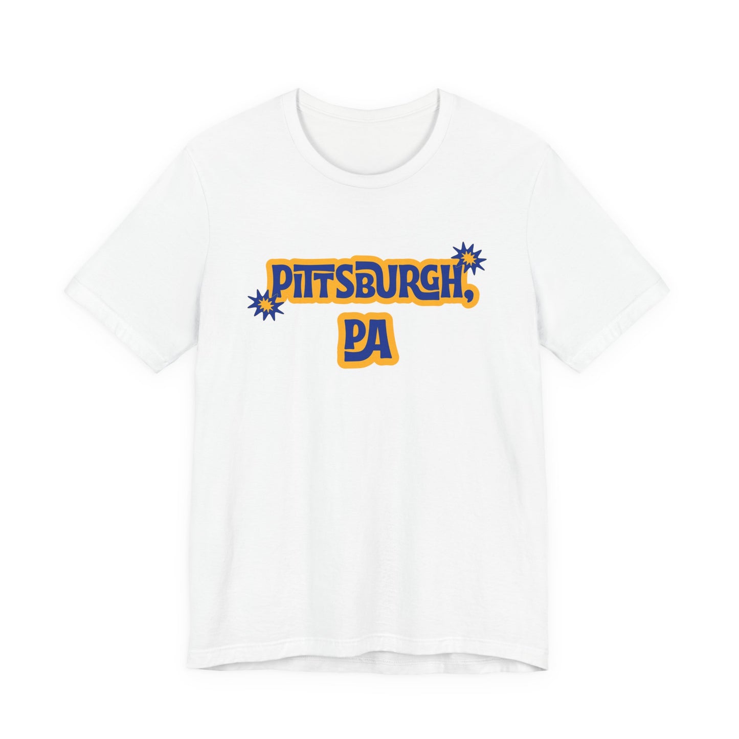Pittsburgh PA Retro Graphic T-Shirt Steel City Lifestyle Apparel