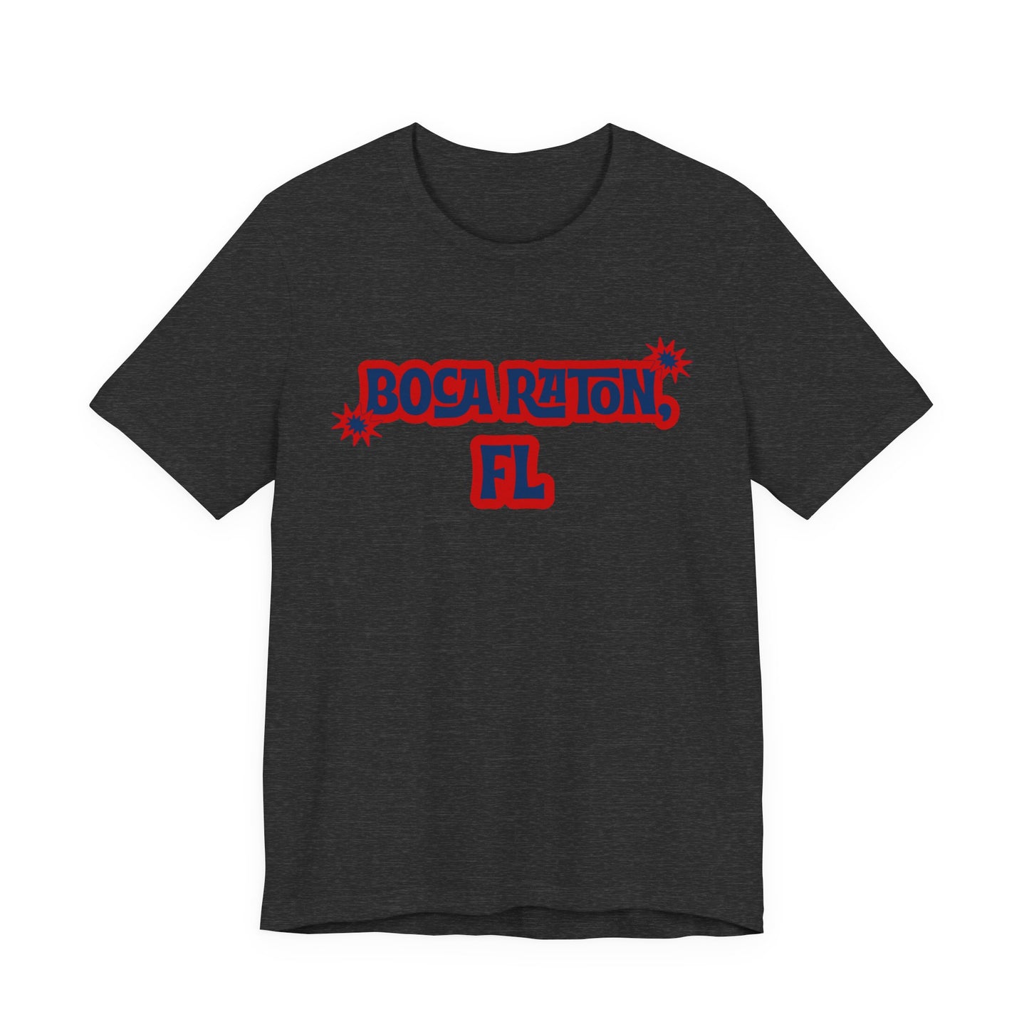 Boca Raton FL Retro Graphic T-Shirt  South Florida Lifestyle Apparel