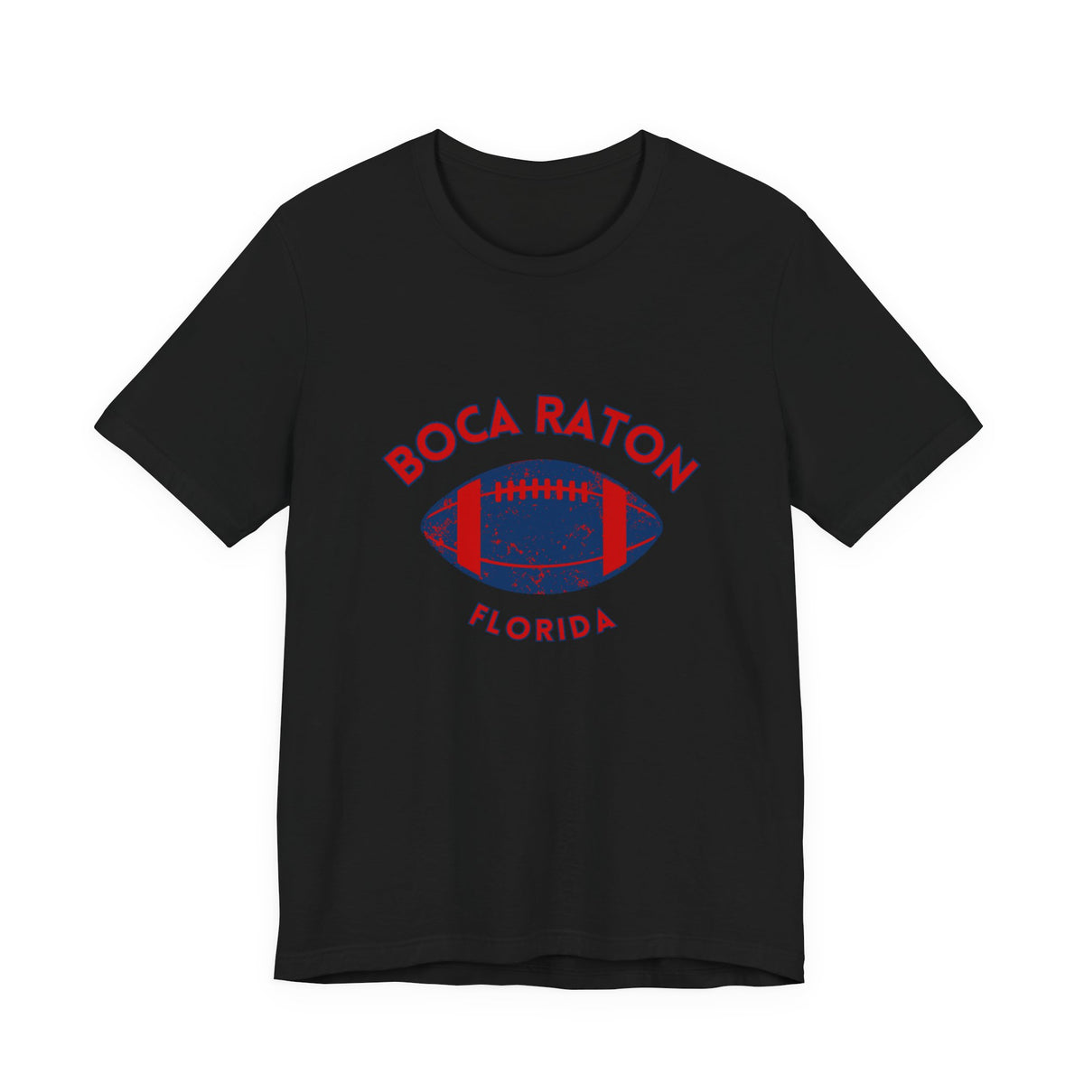 Boca Raton Florida Retro Football T-Shirt