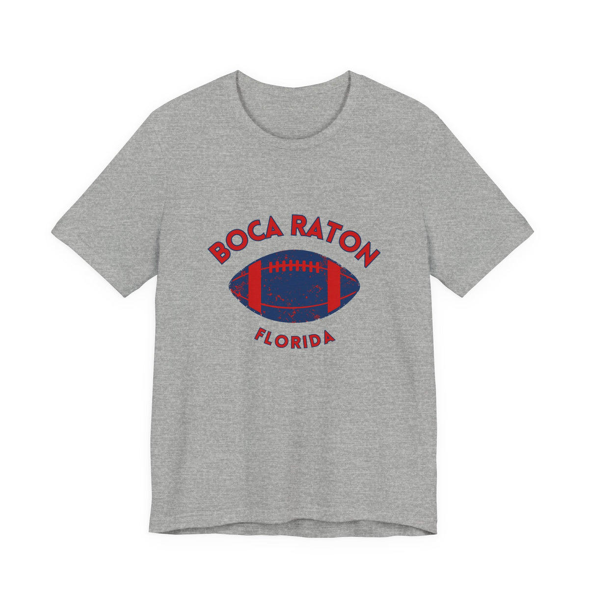 Boca Raton Florida Retro Football T-Shirt