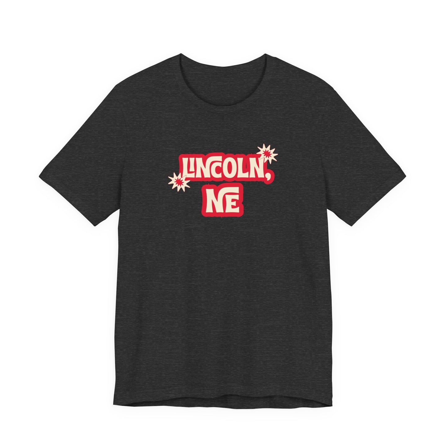 Lincoln NE Retro Graphic T-Shirt Nebraska Lifestyle Apparel