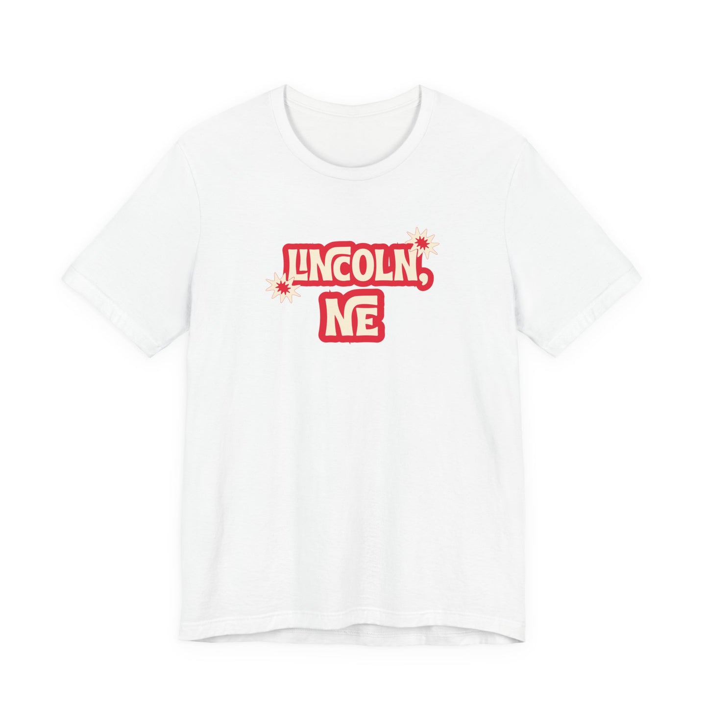 Lincoln NE Retro Graphic T-Shirt Nebraska Lifestyle Apparel