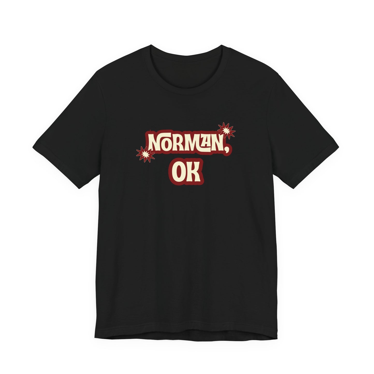 Norman OK Retro Graphic T-Shirt  Oklahoma Lifestyle Apparel