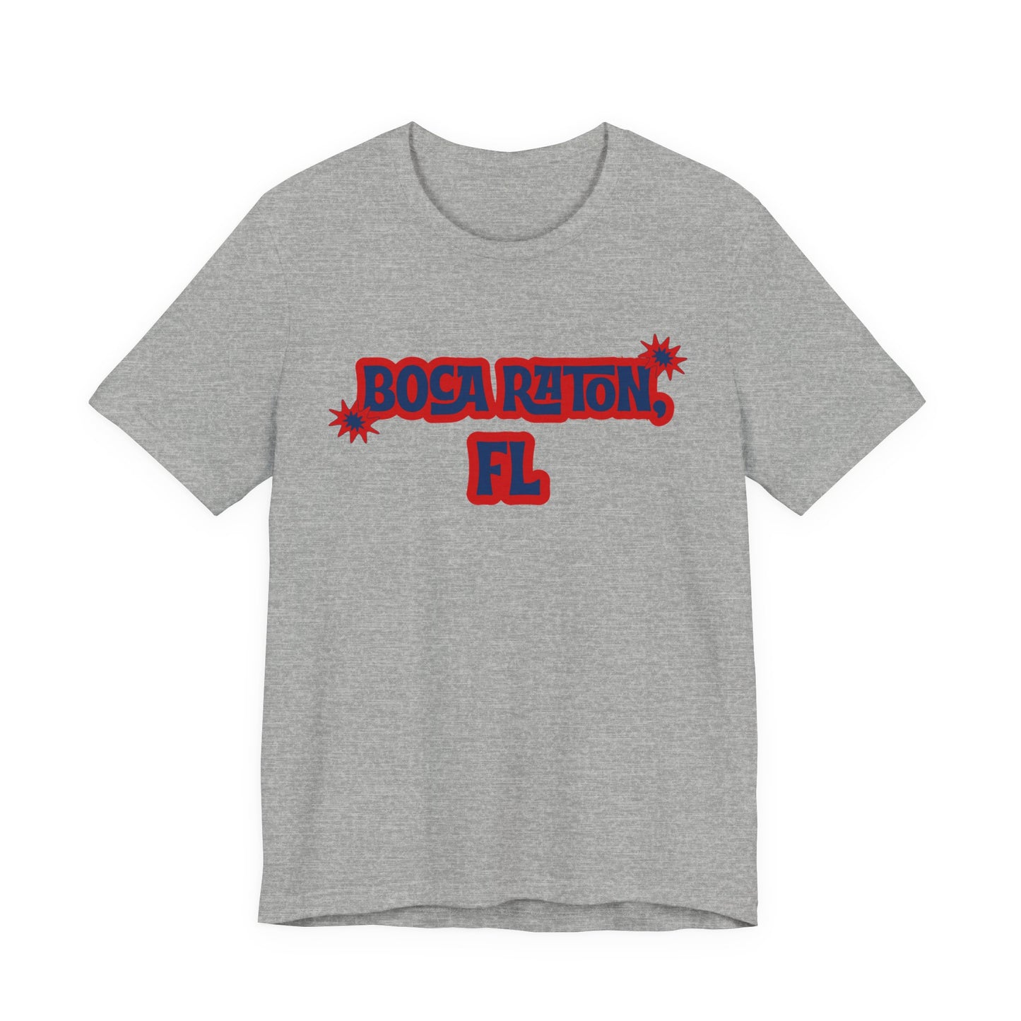 Boca Raton FL Retro Graphic T-Shirt  South Florida Lifestyle Apparel