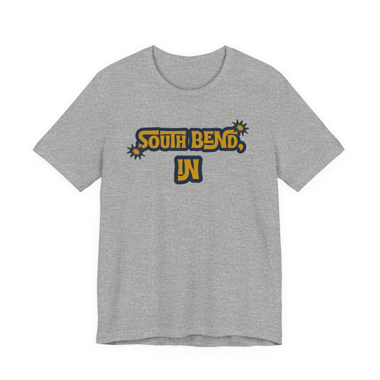 South Bend IN Retro Graphic T-Shirt Indiana Lifestyle Apparel