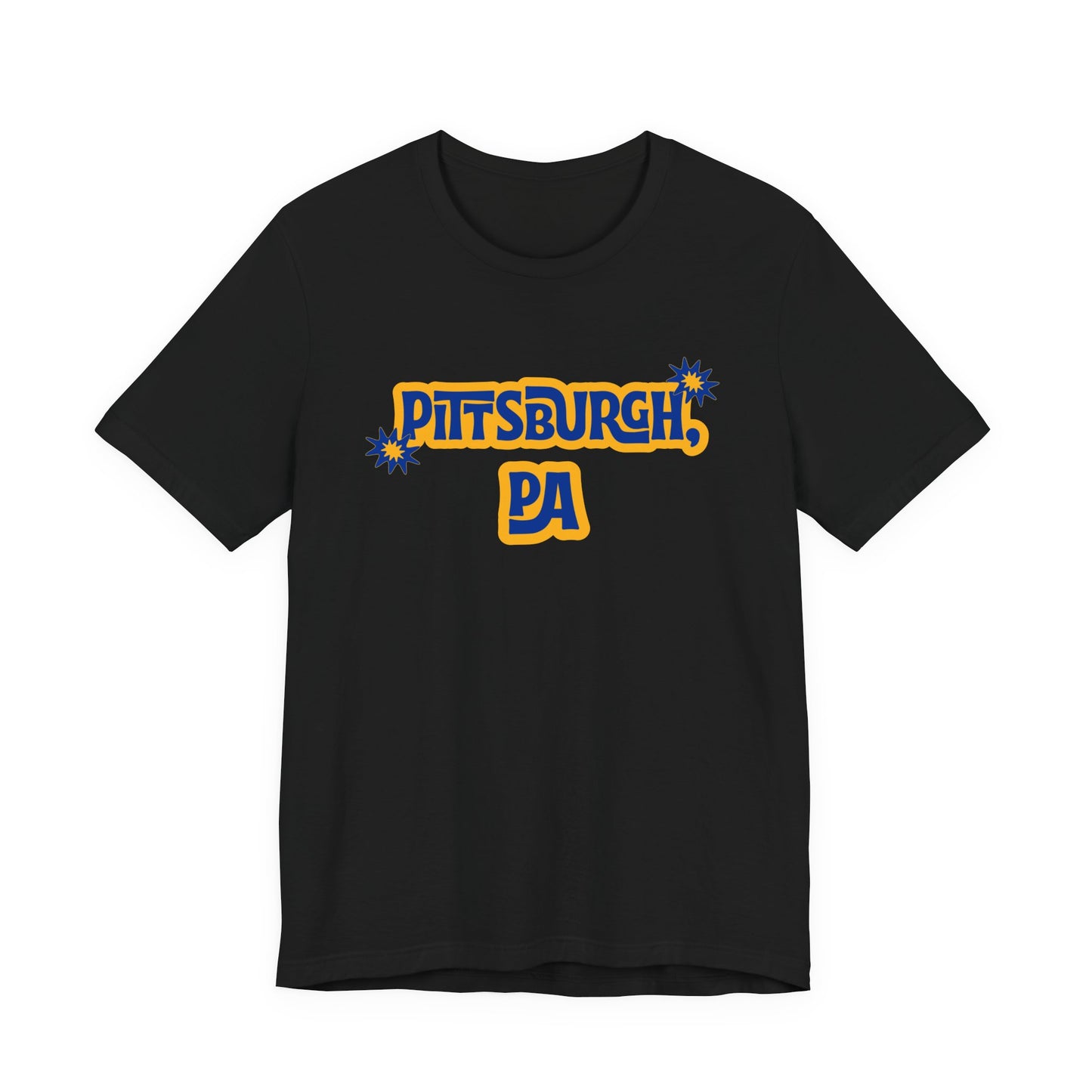 Pittsburgh PA Retro Graphic T-Shirt Steel City Lifestyle Apparel