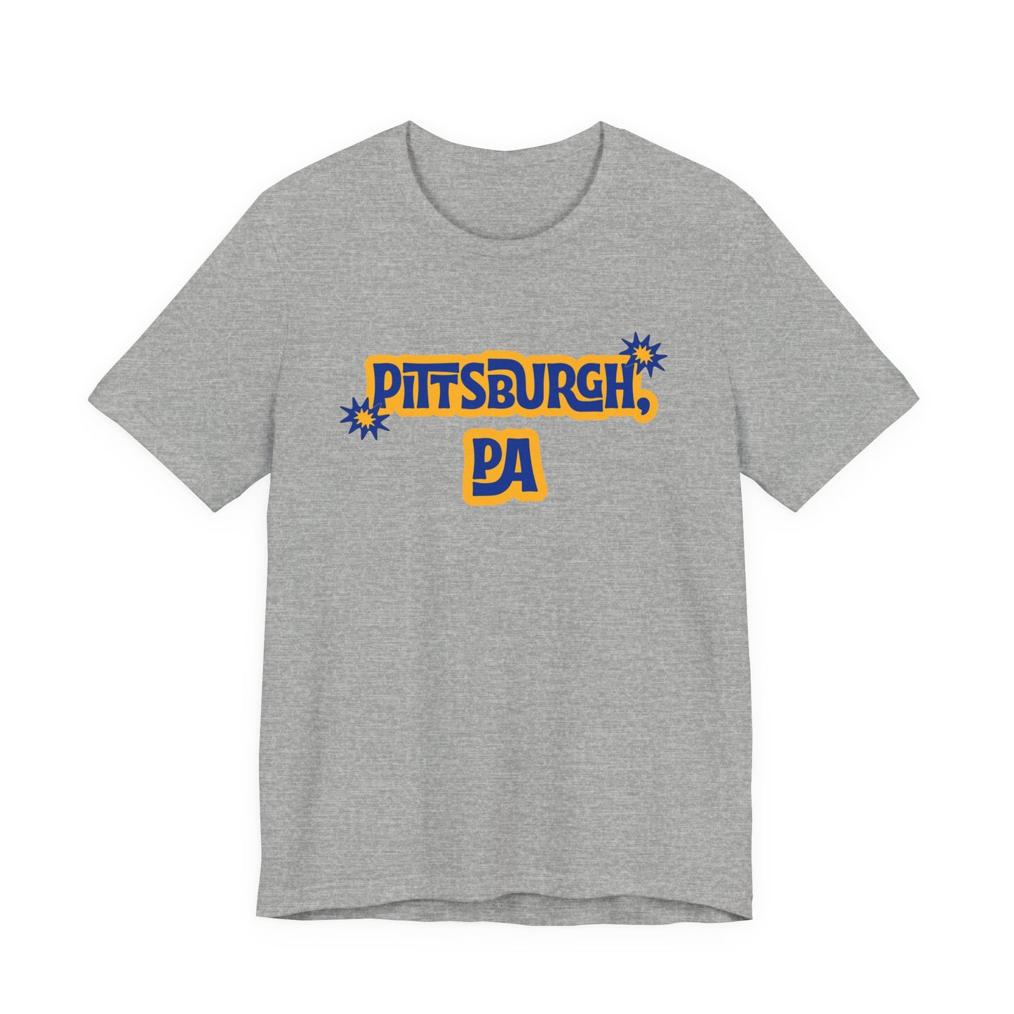 Pittsburgh PA Retro Graphic T-Shirt Steel City Lifestyle Apparel