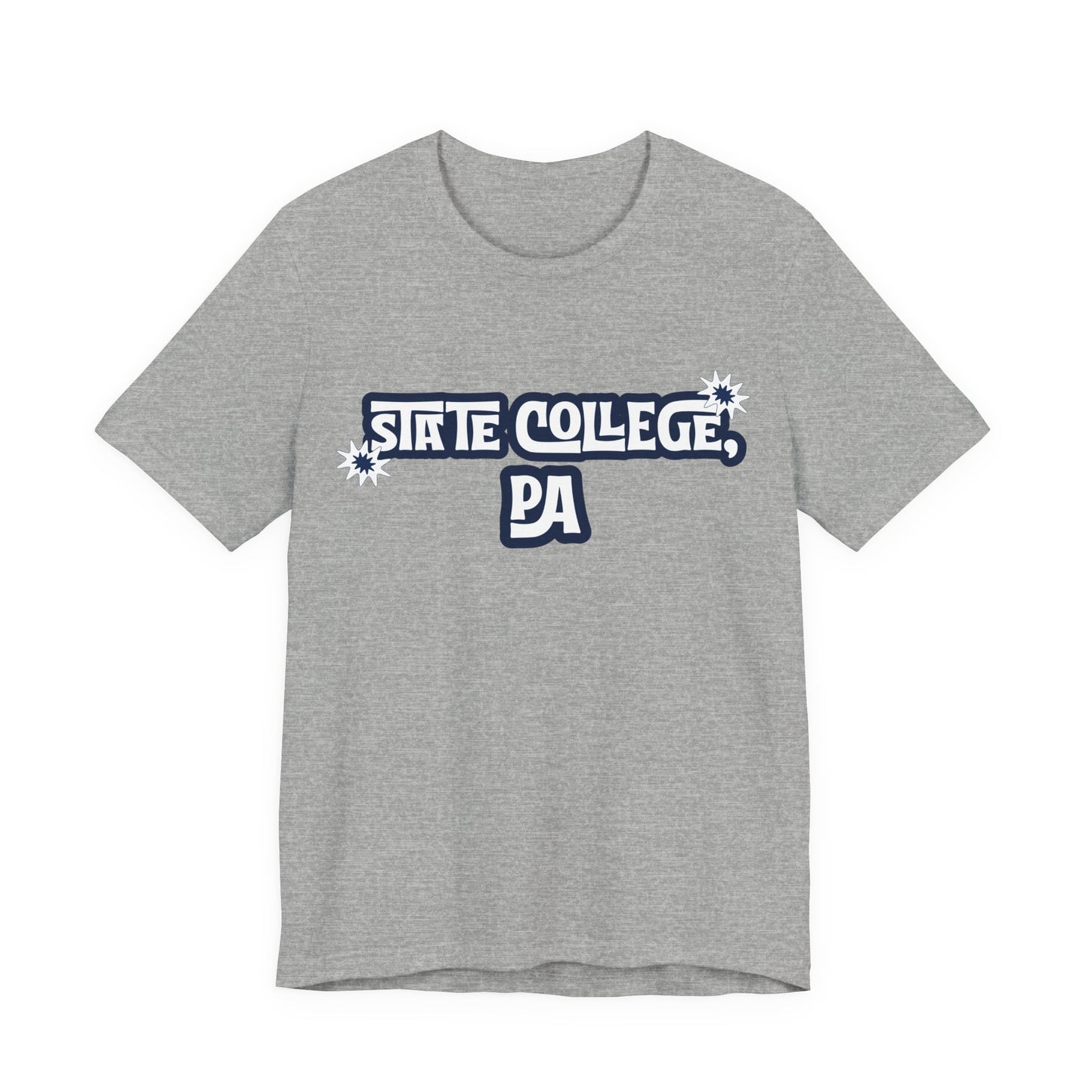 State College PA Vintage T-Shirt Retro Campus Tee