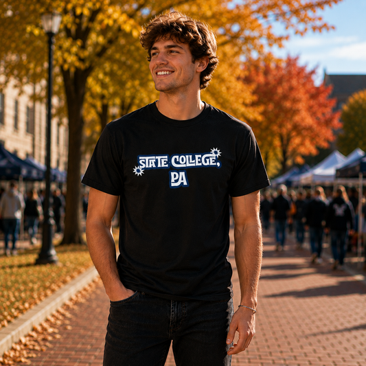 State College Retro College Town T-Shirt