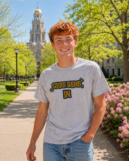 South Bend IN Retro College Town T-Shirt